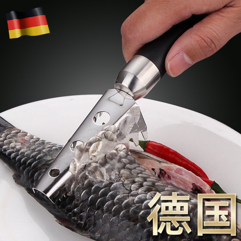 速发鳞4不锈家鱼鳞刨刮0器钢用手动厨房打鳞工具鱼刷杀鱼去鱼鳞神