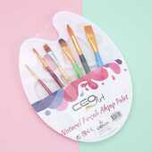 水彩画笔套装 美术专用调色盘塑料尼龙水粉笔丙烯油画排笔专业绘画