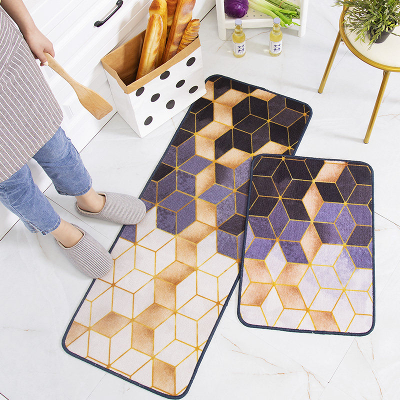 惠多自贴厨房地垫防滑防油防水地毯家用门口进门垫子门垫吸水脚垫
