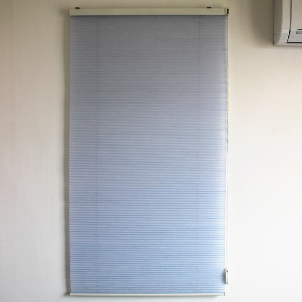 拉珠蜂巢帘免打孔百叶厨房卫生间阳台防水窗帘遮阳隔热风琴帘定制