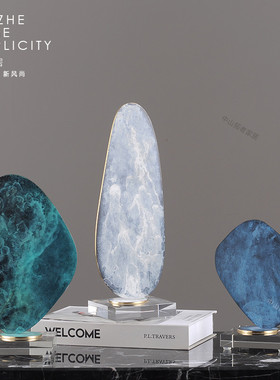 速发样板房纯铜摆件美式柜约办公桌电视简轻奢家意创居彩色装饰品