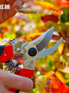 速发园史剪 艺拉力修枝剪66280舒适耐用花园剪刀树枝剪