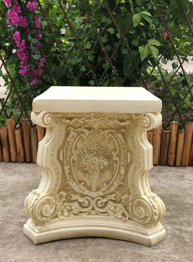 欧式罗马柱花园装饰庭院摆件花盆底座天使人物雕像婚庆路引摆设