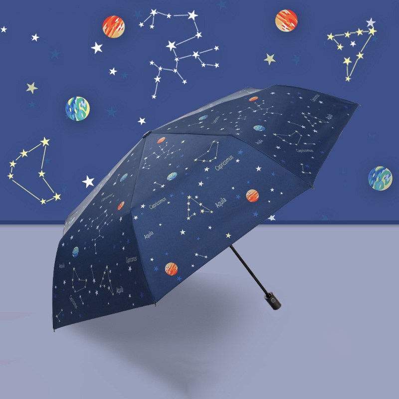 儿童雨伞男童小学生折叠伞超w轻便全自动伞小孩太阳伞晴雨两用卡