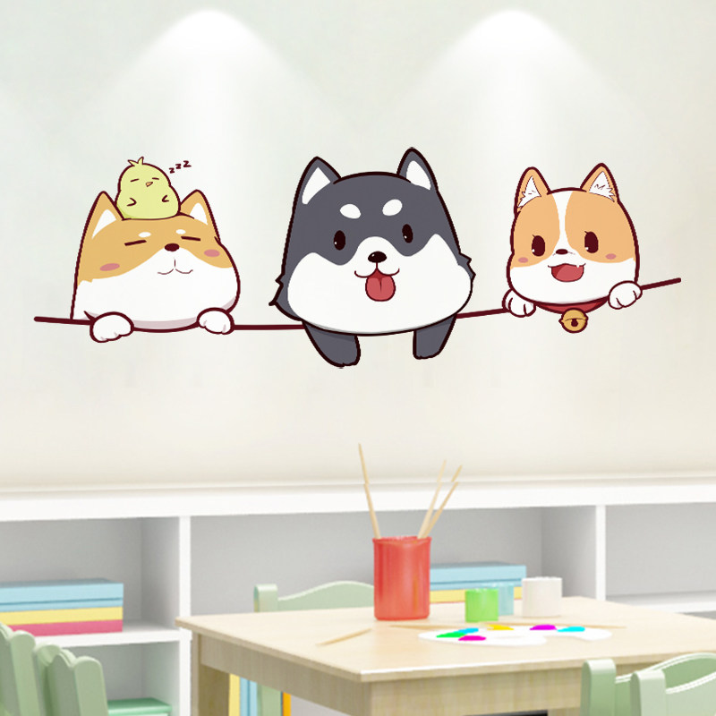 卡通3D立体墙贴儿童房间布置男孩卧室墙面装饰贴画墙画贴纸墙壁纸,家居饰品,软装墙贴,淘宝优惠券,粉丝福利购,淘宝优惠卷