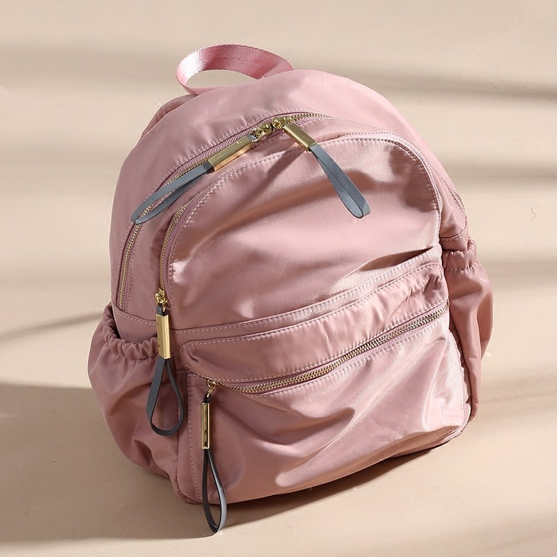 双肩包女韩版2021新款时尚百搭学院风书包防水尼龙帆布小清新背包,箱包皮具/热销女包/男包,双肩背包,淘宝优惠券,粉丝福利购,淘宝优惠卷