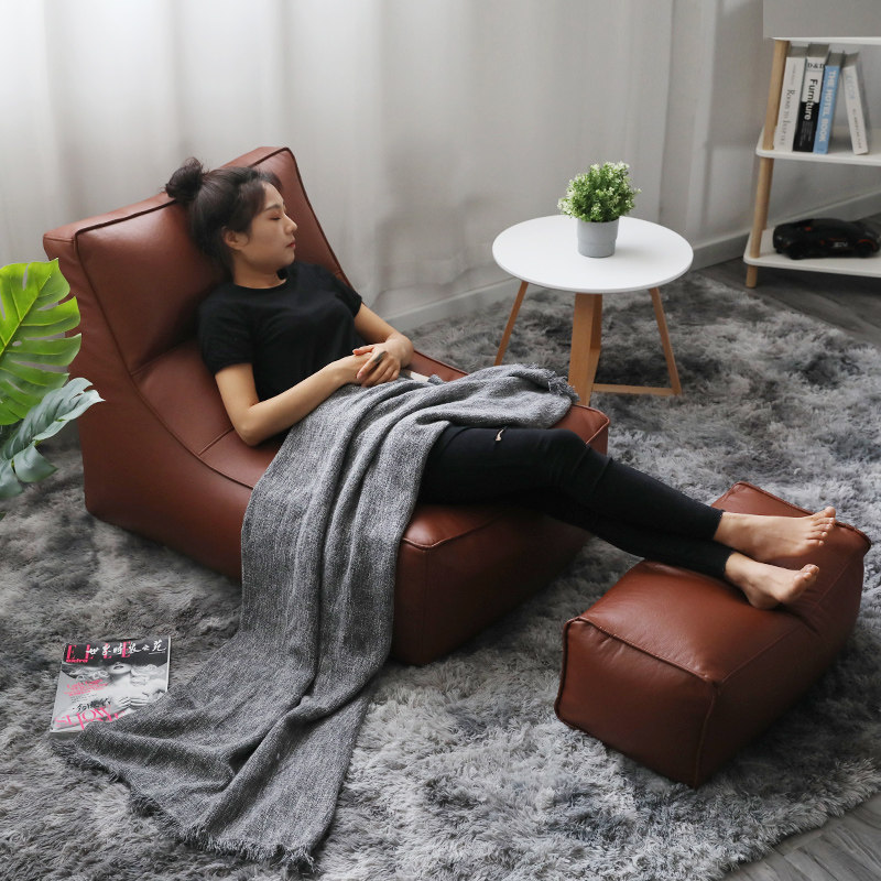 沙发单人小型人窝豆袋p懒人沙发阳台床榻榻米卧室女迷你网红懒人