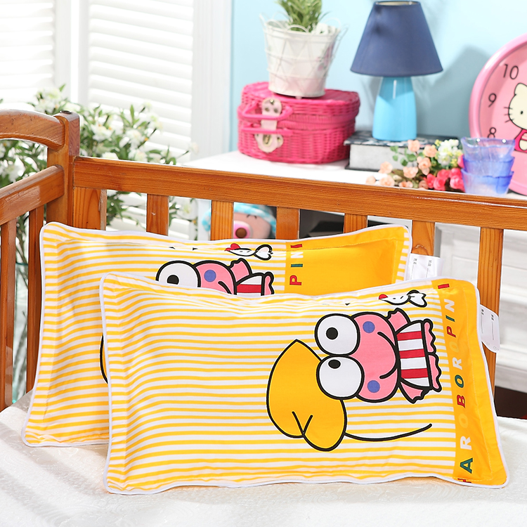 幼儿园儿童枕套3-6-10岁全棉枕小枕头 午睡 小号纯棉枕.芯四季通