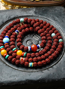 极速金刚菩提子手串配饰小配件男女佛珠G108颗藏精品手链机刷包浆