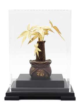 发财树摆件摇钱树公司店铺乔迁开业送礼家居工艺品柜台摆设装饰品