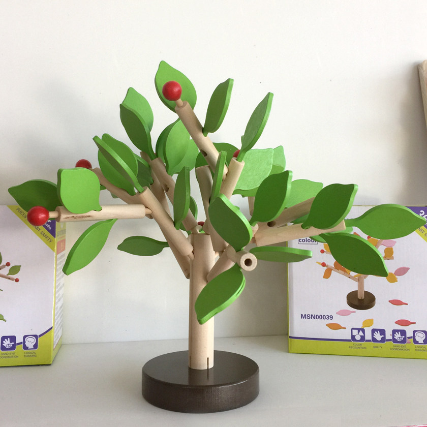 幼儿园益智拆装组合玩具模型 木制宝宝礼物儿童手动拼插树叶积木,玩具/童车/益智/积木/模型,普通塑料积木,淘宝优惠券,粉丝福利购,淘宝优惠卷