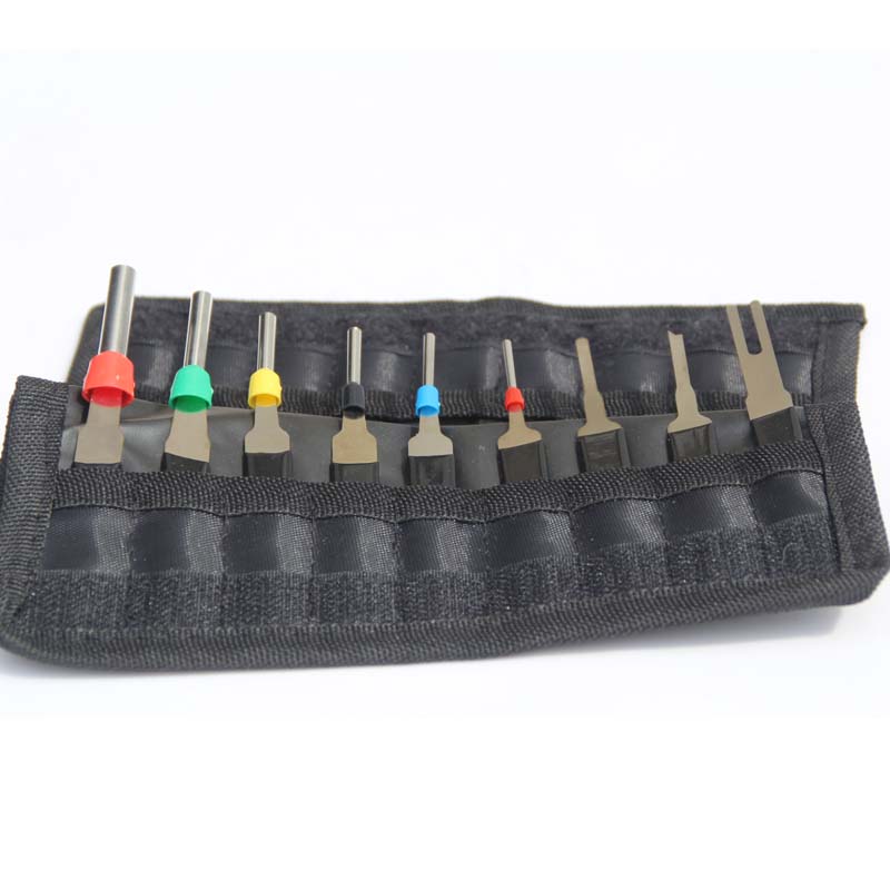 18件汽车插头端子取出工具 端子退针器 挑针线束端子挑针退针器