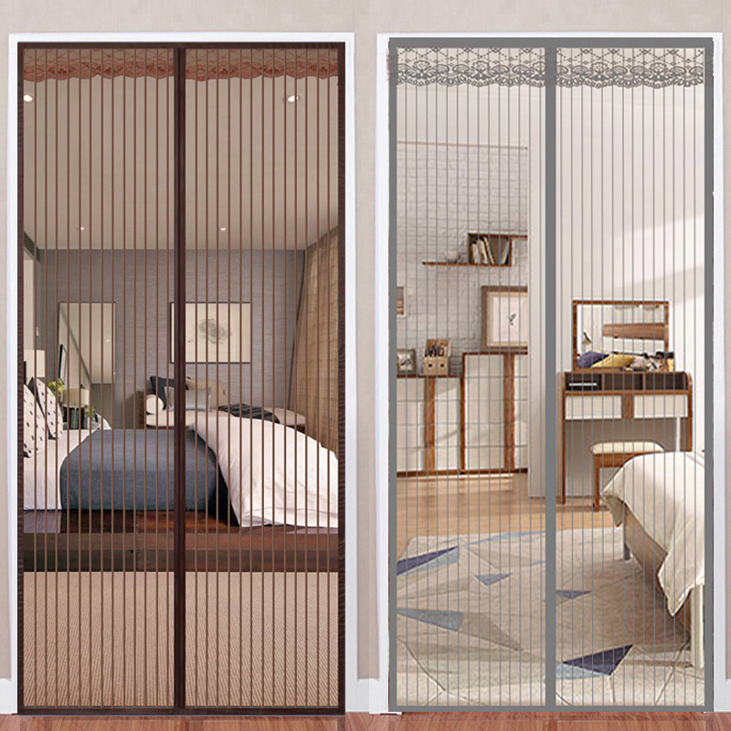 蚊帐门帘防蚊防苍蝇蚊子磁铁吸铁石夏季家用卧室纱窗纱门纱帘窗帘