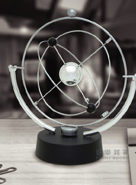 包邮欧式办公室桌面摆件家居饰品创意礼物客厅摆件永动机工艺品