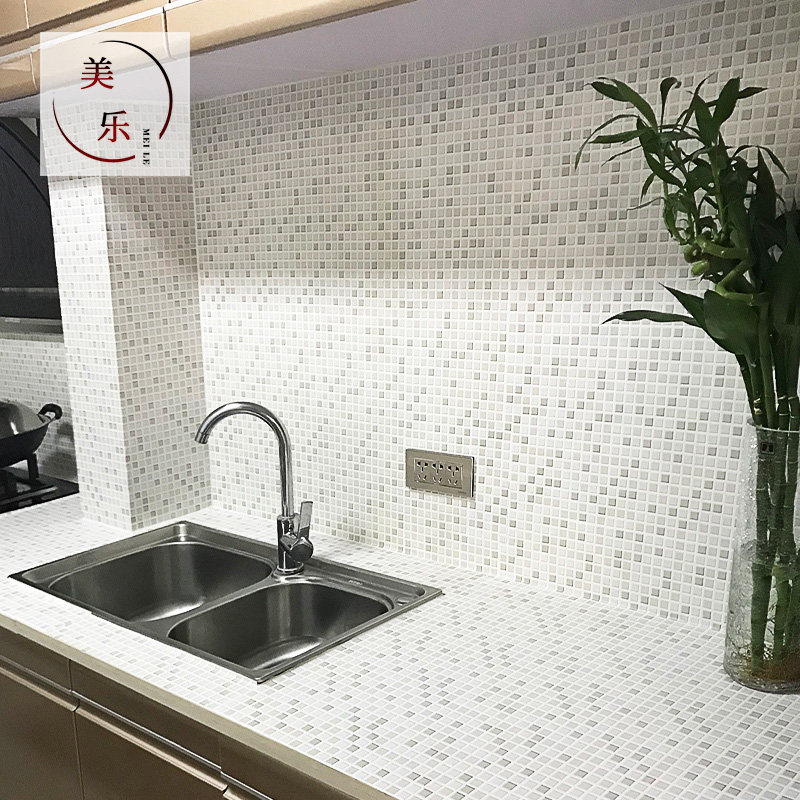 厨房墙壁防油贴纸卫生间防水墙贴画自粘浴室墙纸家用耐高温墙体用