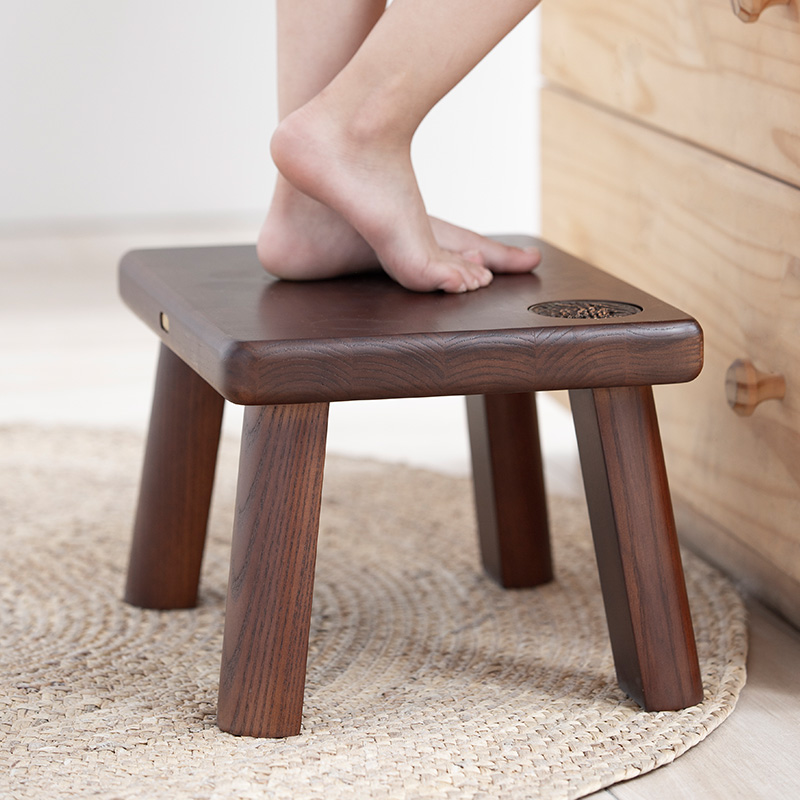 储物凳收纳凳矮凳小板凳家用客厅实木沙发儿童家用实木凳子小板凳