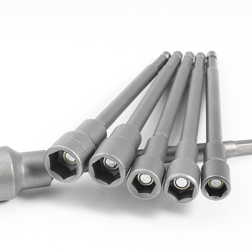 加长彩钢瓦钉钻尾螺丝风批套筒头加长批头燕尾钉手电钻扳8mm10mm