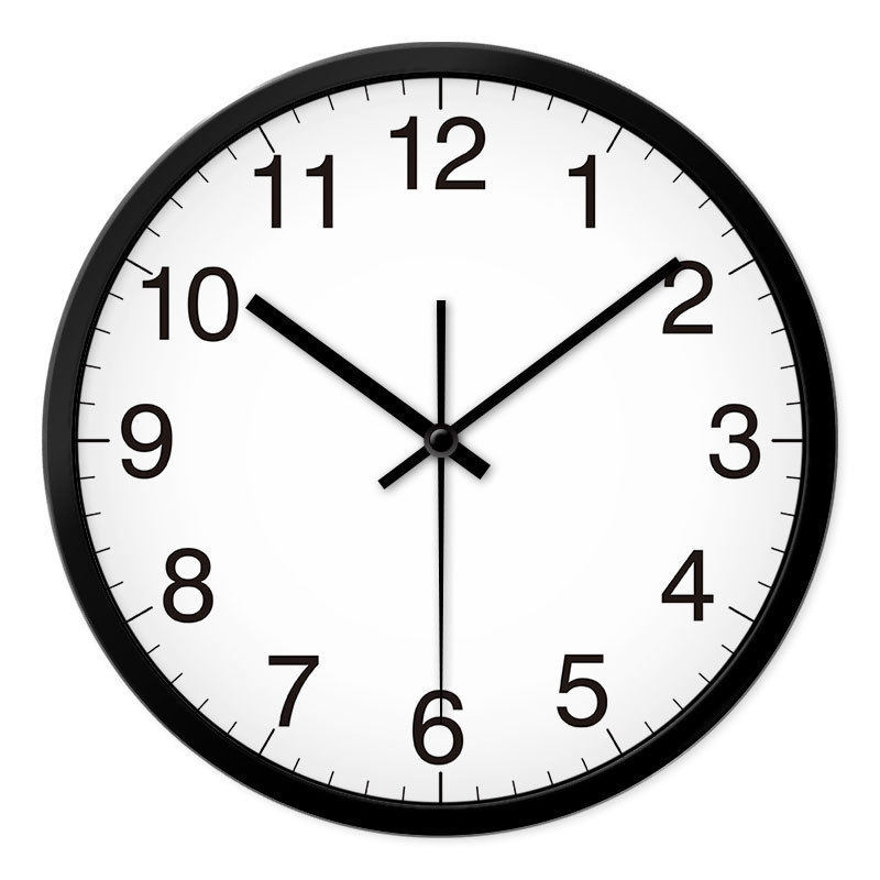 学校挂钟客厅家用简约静音时钟酒店宾馆大堂挂表学生班级教室钟表