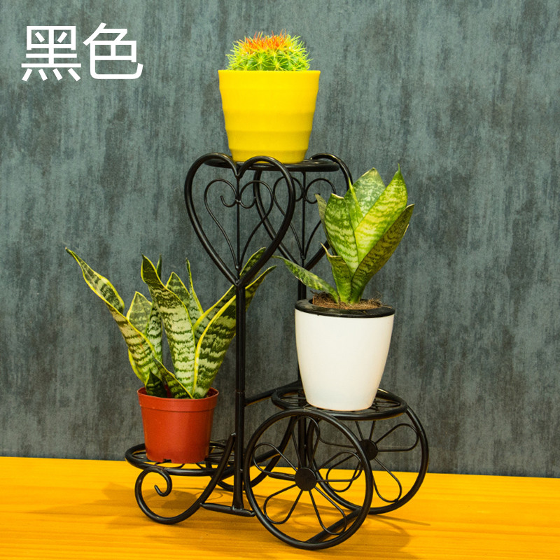欧式花架子多层室内阳台多肉铁艺花架客厅省空间盆落地式绿萝吊兰