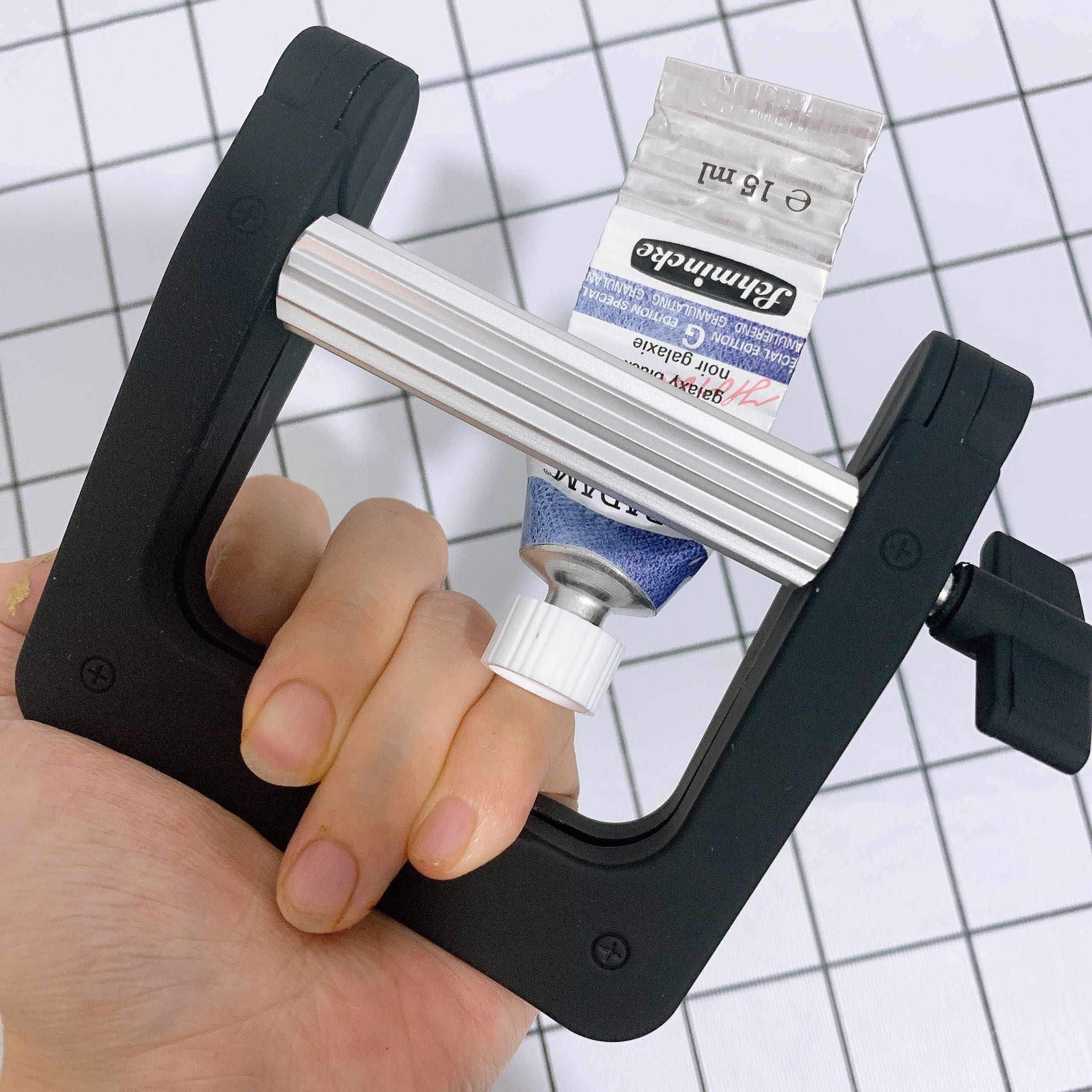 史明克hbds金属挤颜料器美利蓝水彩颜料挤压器残管手动挤压器工具