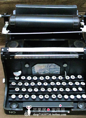 复古 打字机模型咖啡馆酒t吧装饰摆设 摄影道具 复古摆件 打字机