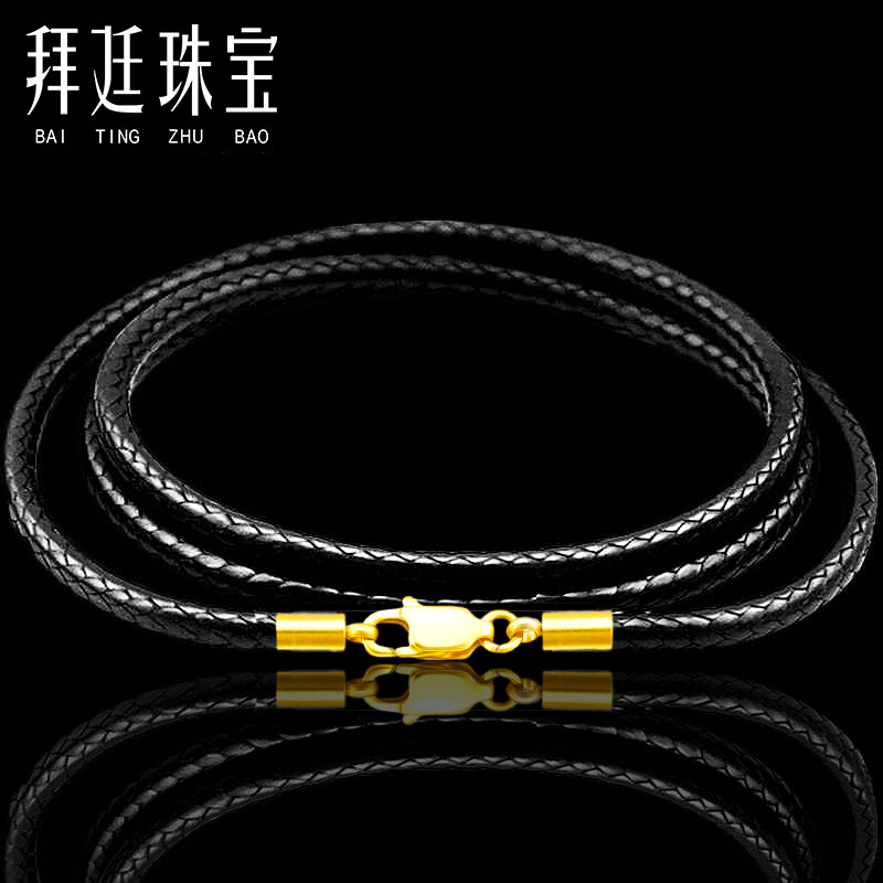 蜡绳项链绳高品质吊坠绳项链挂绳黑皮绳金吊坠水晶玉坠挂绳男女,饰品/流行首饰/时尚饰品新,绳,淘宝优惠券,粉丝福利购,淘宝优惠卷