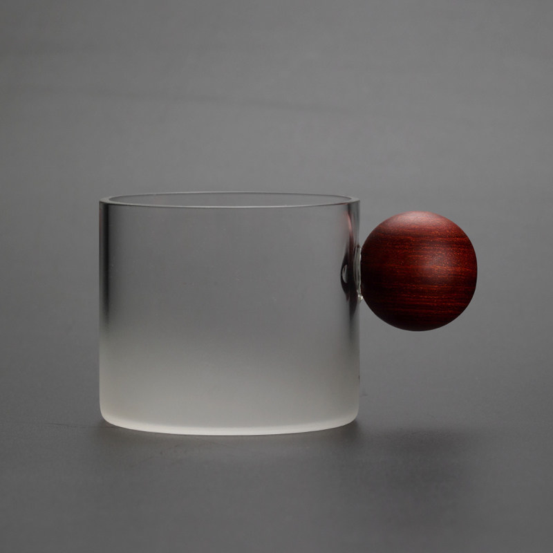 玻璃小茶杯带把迷你日式功夫茶茶具木把小杯子喝茶专用主人杯单杯,餐饮具,茶杯,淘宝优惠券,粉丝福利购,淘宝优惠卷