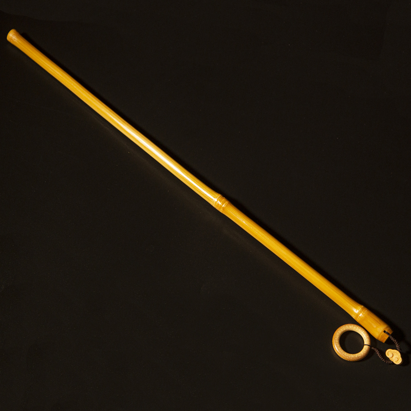 实心竹教鞭老玉竹手把件竹制戒尺竹子文玩竹棍禅杖竹节竹竿家教鞭