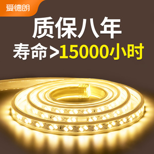 饰 爱德朗灯a带led灯条客厅变色家用超亮户外220v光带条防水线灯装
