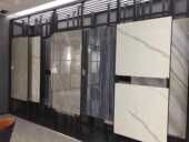 瓷砖展架推拉冲孔可调节陶瓷架子移动挂架地砖样品石材平推展示架