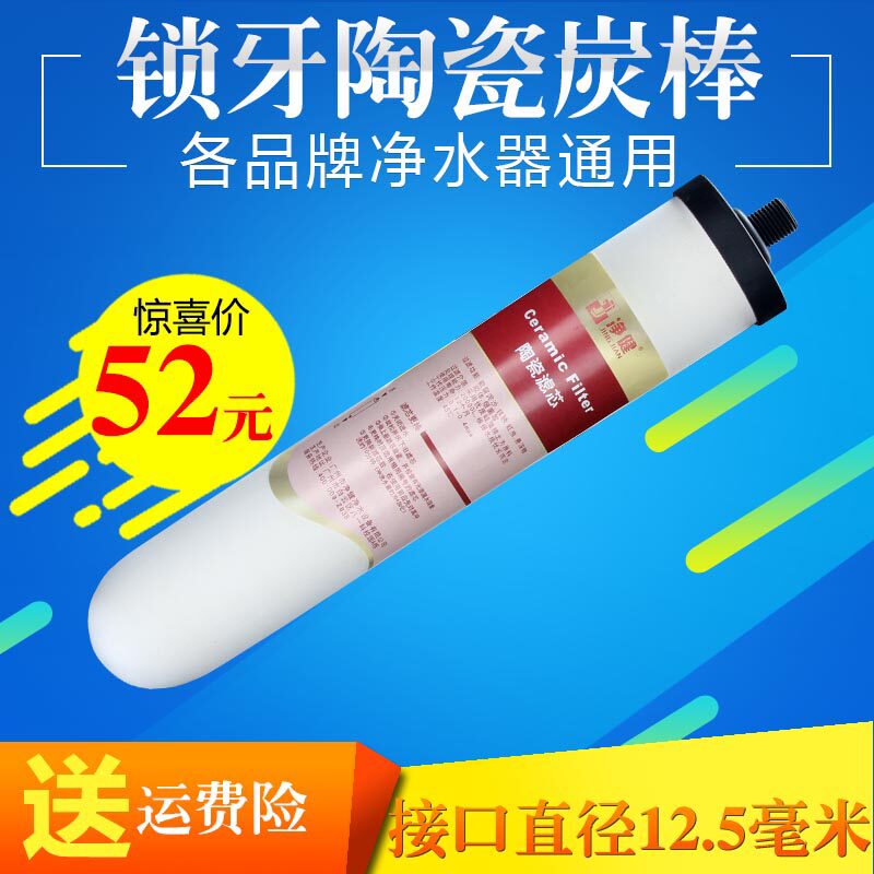 10寸通用硅藻土陶瓷复合滤芯可反复清洗家用台上式净水器直饮过滤