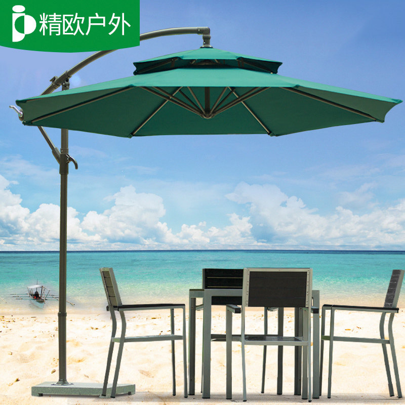 户外遮阳伞庭院伞摆摊大太阳伞室外花园伞罗马伞圆形户外伞香蕉伞