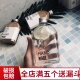 奶茶果汁网红玻璃饮料瓶二两扁酒瓶外卖带盖00密封罐