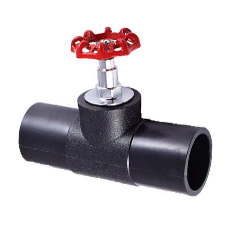 PE升降式截止阀对接闸阀对焊接75 90 110 125 160pe水管管件配件