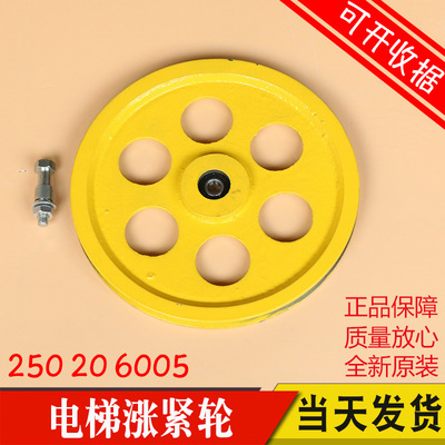 奥的斯蒂森博林特通力涨紧轮250X20X6005 电梯底坑限速器张绳轮
