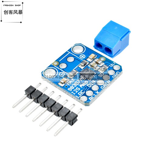 MAX98357A音频放大器模块3006 I2S 3W D类放大器无滤波DIY功放板