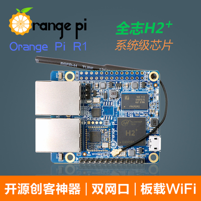orange pi orangepi R1双网口开发板编程 单片机 香橙派