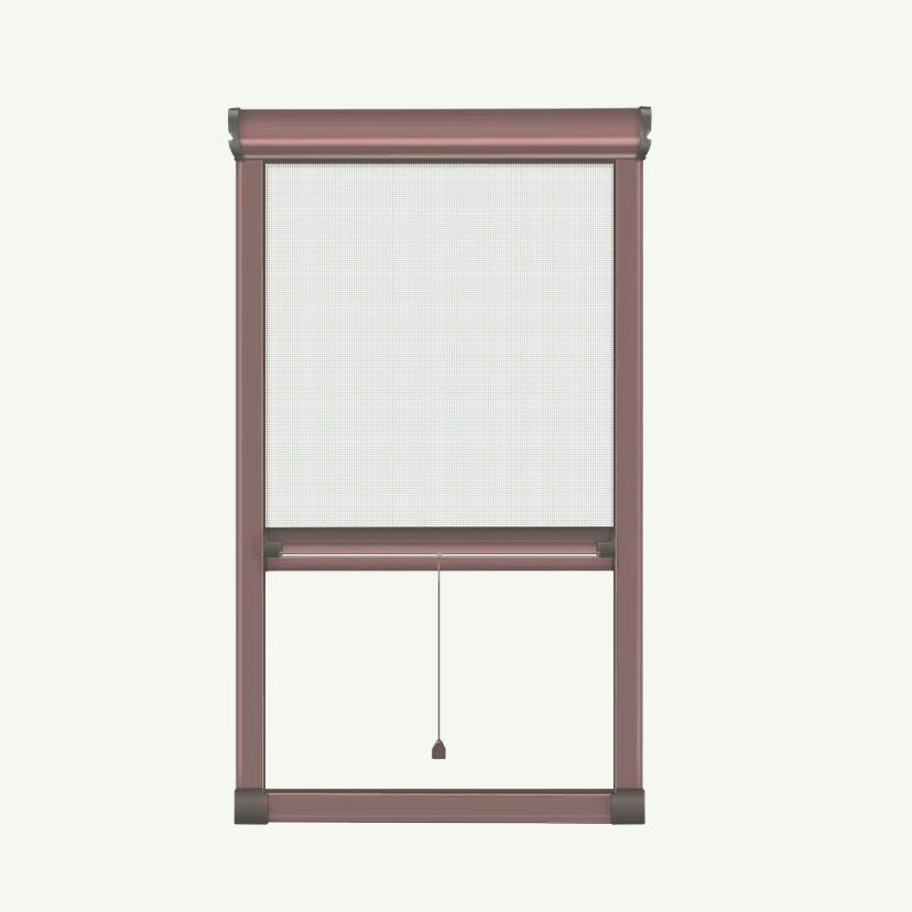 定制隐形防蚊防尘自装卷筒伸缩上下推拉纱窗塑钢铝合金断桥铝纱窗