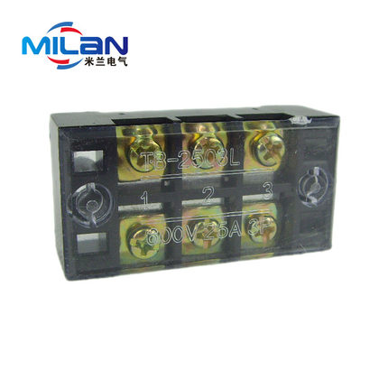 TB-2503 TB-2503L 接线端子 接线排 接线端子排 25A 3位