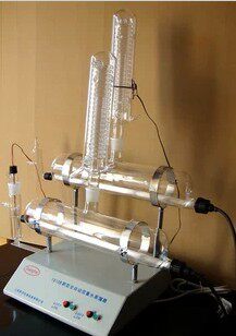 自动重蒸馏水器 纯水蒸馏器 石英加热管式 含