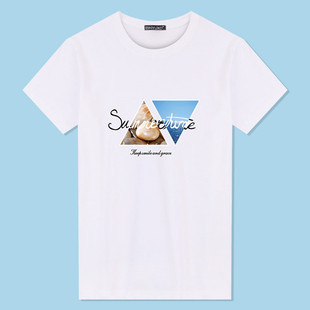 半袖 夏季 加肥加大码 T恤男 上衣宽松运动胖U子潮流丅恤汗 纯棉短袖