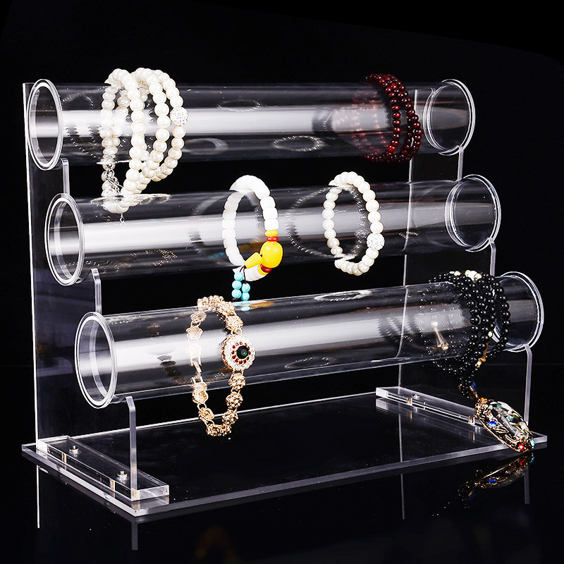 手链架亚a克力透明挂手表架首饰收纳手镯架子摆手串架珠宝展示道