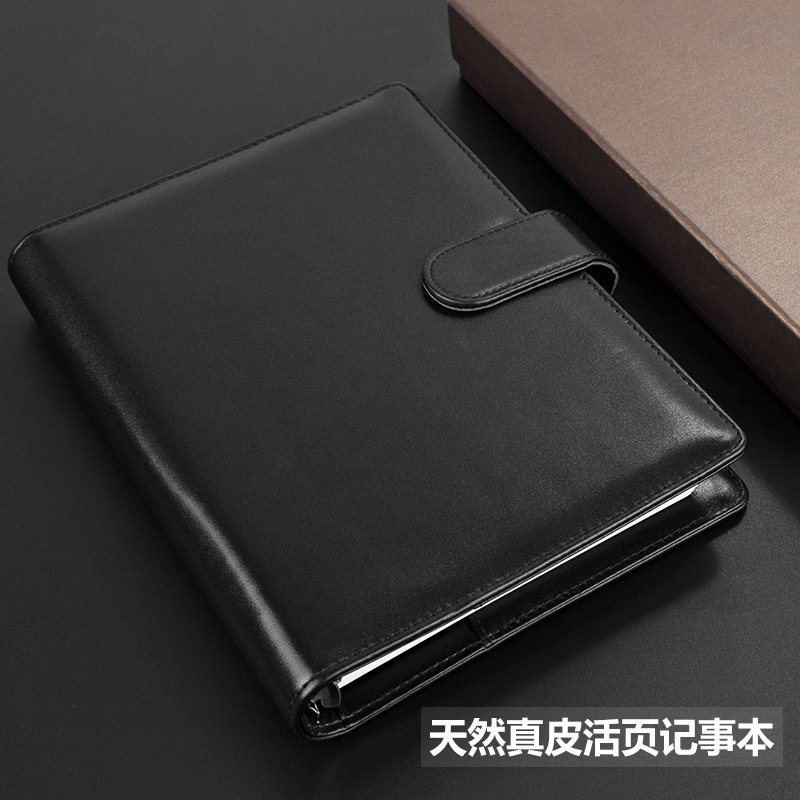 活页本真皮定制a5商务工作精美办公文具礼品本日记本a6小本子便携