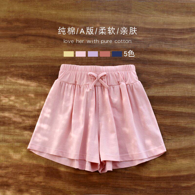 女童短裤夏薄款外穿裙裤儿童裤子夏季纯棉女大童夏装宝宝女孩裤裙