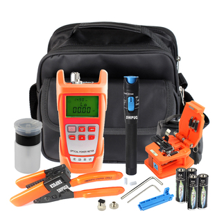 西普科 光纤工具套装 工具箱 光纤熔接机工具包 光功率计 红光笔