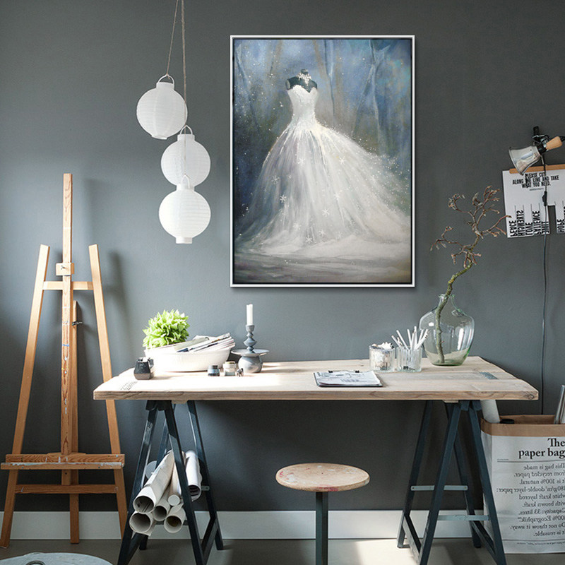 画家密码diy数字油画油彩画客厅装饰画手工婚纱人物填色手绘芭蕾