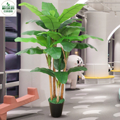 仿真假室内装 饰大型塑料假仿生绿植假树客厅造景芭蕉树