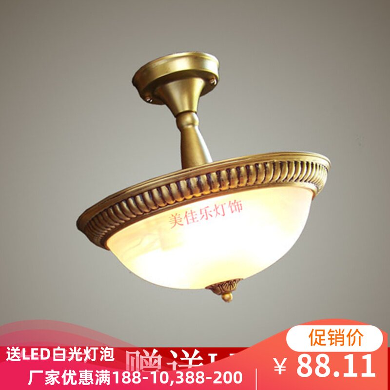 欧式灯具简约吸顶灯过道灯玄w关灯阳台灯卧室客厅灯走廊门厅吊灯