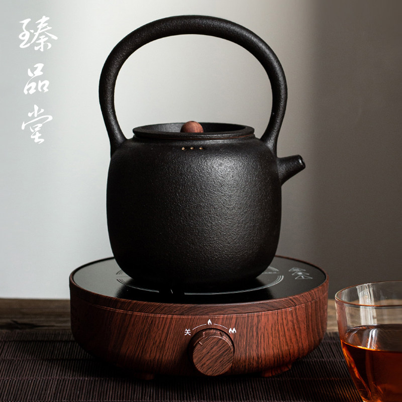 五行养生壶 粗陶提梁壶 陶瓷功夫茶具烧水煮茶壶S老普洱电陶炉陶