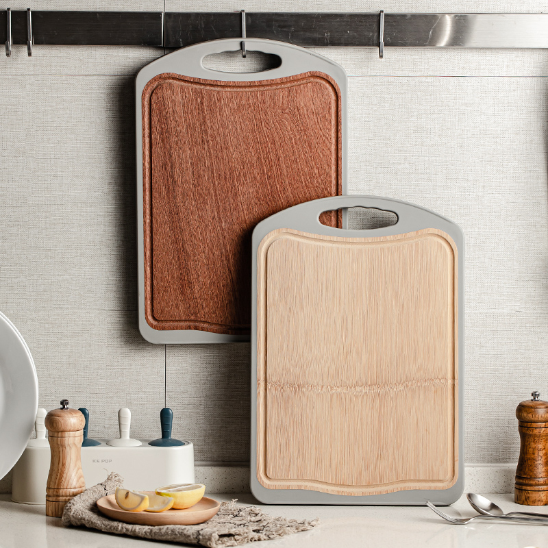 切菜板抗菌粘板家用防霉砧板家用厨房原木案板竹面板实木占板刀板